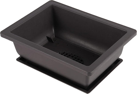 Rectangle Plastic Bonsai Pot with Tray - Small 6.5"