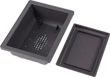 Rectangle Plastic Bonsai Pot with Tray - Small 6.5"