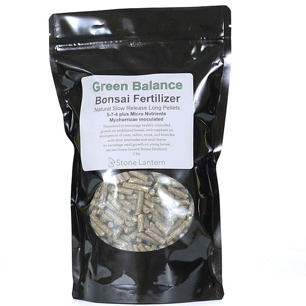 Green Balance Slow Release Bonsai Fertilizer Pellets 2 lb bag Stone