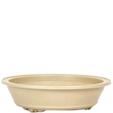 Round High Impact Polystyrene Plastic Bonsai Pot - Tan