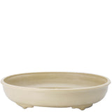 High Impact Oval Plastic Bonsai Pot with Feet - Tan