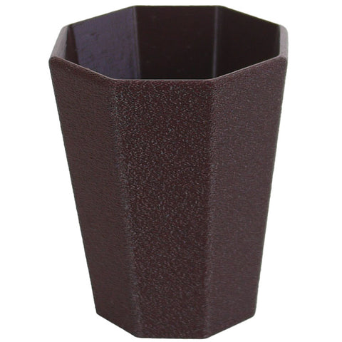 Riki Octagonal Cascade Bonsai Pot - 4" Brown