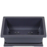 Rectangle Plastic Bonsai Pot with Tray - Large 11"