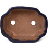 6.4" Lotus Blue Glazed Japanese Ceramic Pot PW43