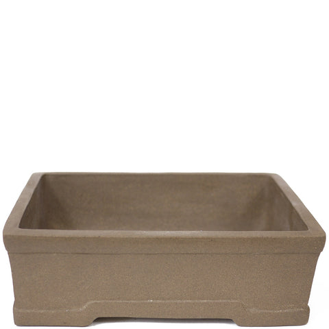 Medium Rectangle Unglazed Brown Ceramic Pot PW62