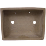 Medium Rectangle Unglazed Brown Ceramic Pot PW62