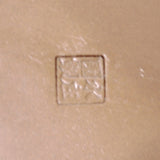 16" Low Oval Unglazed Brown Ceramic Japanese Pot PW72