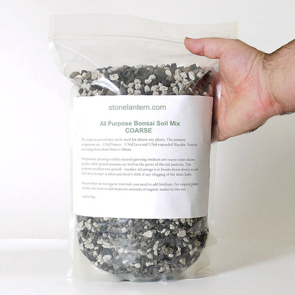 All Purpose Bonsai Soil Coarse Mix - 1 Gallon – Stone Lantern