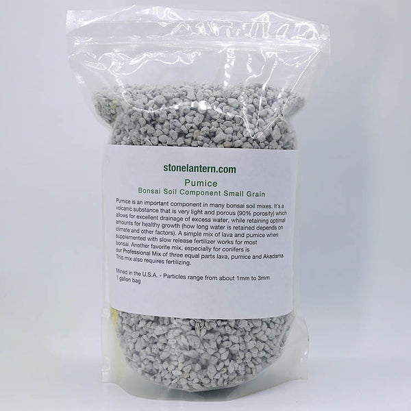 Pumice Bonsai Tree Soil Component. Pumice is what many pros and serious bonsai enthusiasts use