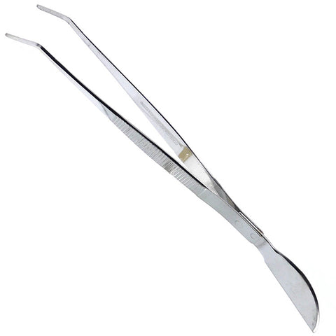 Stainless Angled Tweezers by Koyo