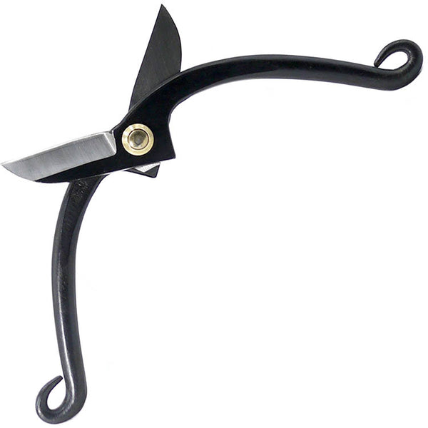 ビンテージ　剛健さと芸術性を兼ね備え、木質の美しさが際立つカバの一刀彫の彫刻 Koyo Professional Grade Ikenobo Ikebana Shears – Stone Lantern