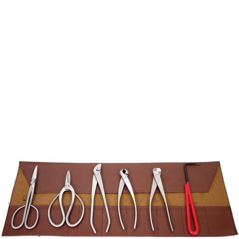 Six Piece Stainless Bonsai Tool Kit by Roshi Tools