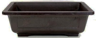 Rectangular Mica Bonsai Pot - 8.25 x 5.75 x 2.625