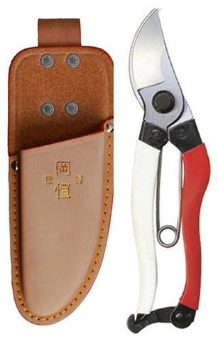 Okatsune 7" Bypass Shears & Leather Sheath