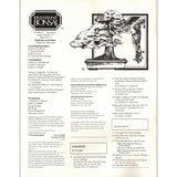 International Bonsai - 1983 No. 1 - Out of Print