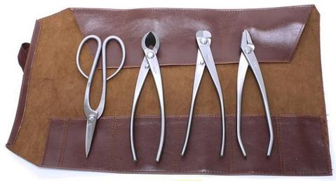 Four Piece Stainless Bonsai Tool Kit by Roshi