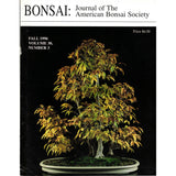 Bonsai - Journal of The American Bonsai Society - Fall 1996 - Limited Back Issues