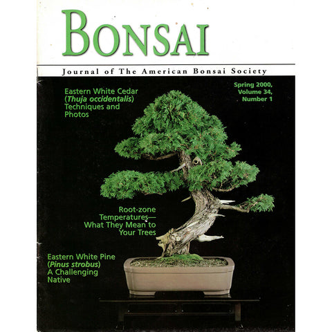 Bonsai - Journal of The American Bonsai Society - Spring 2000 - Limited Back Issues