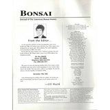 Bonsai - Journal of The American Bonsai Society - Fall 1997  - Limited Back Issues