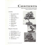 Bonsai - Journal of The American Bonsai Society - Spring 1998  - Limited Back Issues