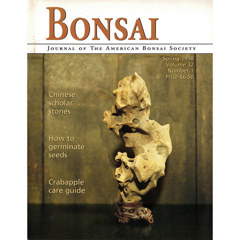 Bonsai - Journal of The American Bonsai Society - Spring 1998  - Limited Back Issues