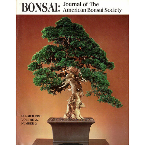 Bonsai - Journal of The American Bonsai Society - Summer 1993  - Limited Back Issues