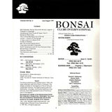 Bonsai Magazine - Bonsai Clubs International - July August 1991 - Limited Back Issues