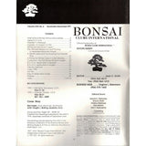 Bonsai Magazine - Bonsai Clubs International - November December 1991 - Limited Back Issues