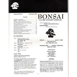 Bonsai Magazine - Bonsai Clubs International - July August 1992 - Limited Back Issues