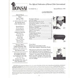 Bonsai Magazine - Bonsai Clubs International - Jan-Feb 1993 - Limited Back Issues