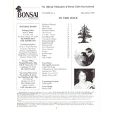 Bonsai Magazine - Bonsai Clubs International - March-April 1993 - Limited Back Issues