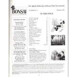 Bonsai Magazine - Bonsai Clubs International - May-June 1993 - Limited Back Issues