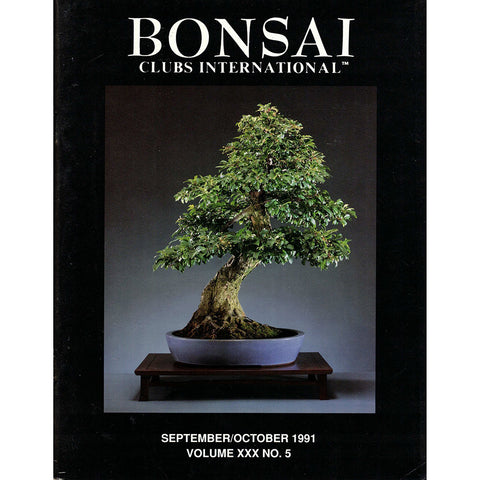 bonsai tree magazine Bonsai Magazine - Bonsai Clubs International - Sept-Oct 1991