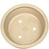 Round High Impact Polystyrene Plastic Bonsai Pot - Tan