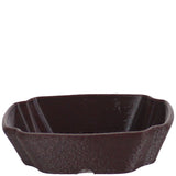 Riki Lotus Bonsai Pot - 4" Brown