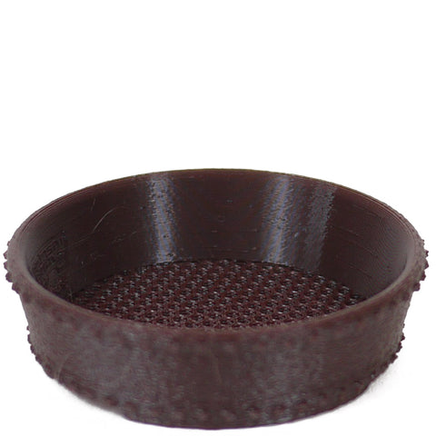 Riki Fancy Round Drum Bonsai Pot - 3" Brown