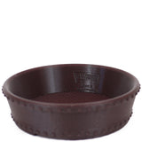 Riki Fancy Round Drum Bonsai Pot - 8" Brown