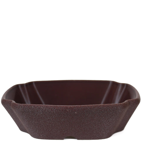 Riki Lotus Bonsai Pot - 9" Brown