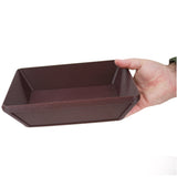 Riki Rectangle Bonsai Pot   - 10" Brown