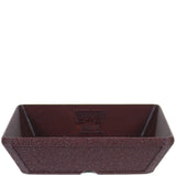 Riki Rectangle Bonsai Pot   - 8" Brown