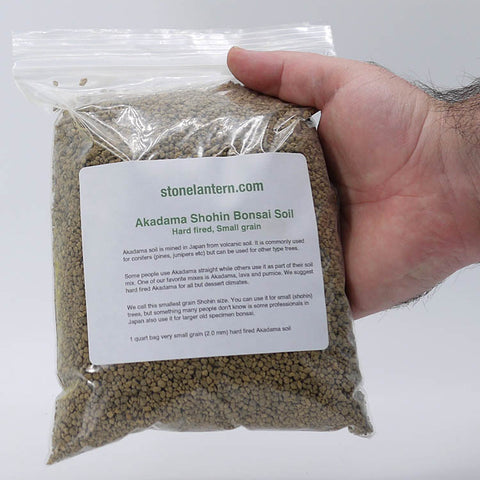 bonsai tree dirt Akadama Bonsai Tree Soil - Hard, Small grain