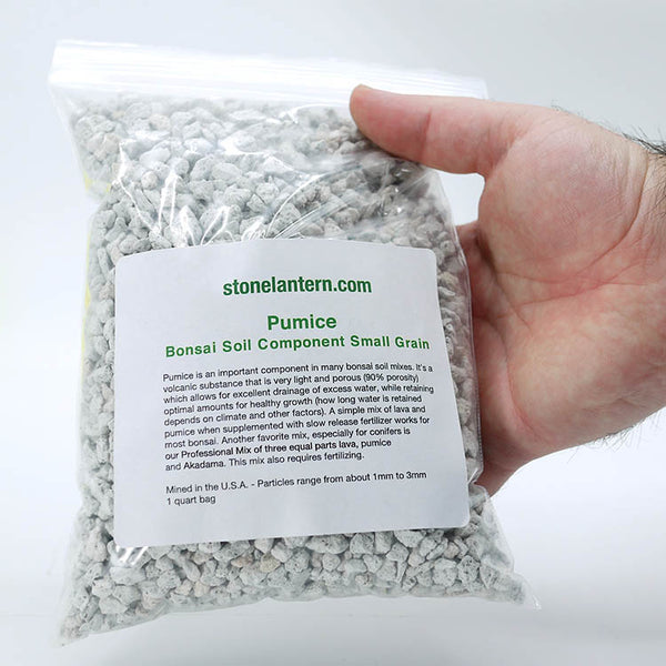 Pumice Bonsai Soil Component Small Particles Domestic quart bag Stone Lantern
