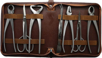 Seven Piece Stainless Bonsai Tool Kit by Roshi Tools