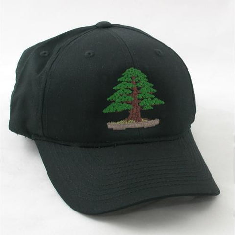 Formal White Pine Bonsai Embroidered Baseball Cap