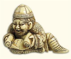 Tartar Warrior Netsuke