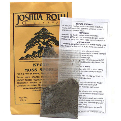 bonsai tree fertilizer powder Kyoto Moss Spores